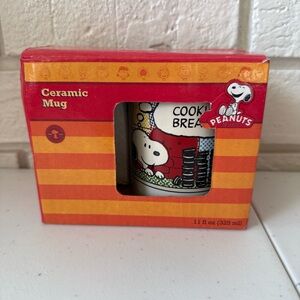 Peanuts Snoopy “Cookie Break” Coffee Mug Tea Cup with Box ~ Unused